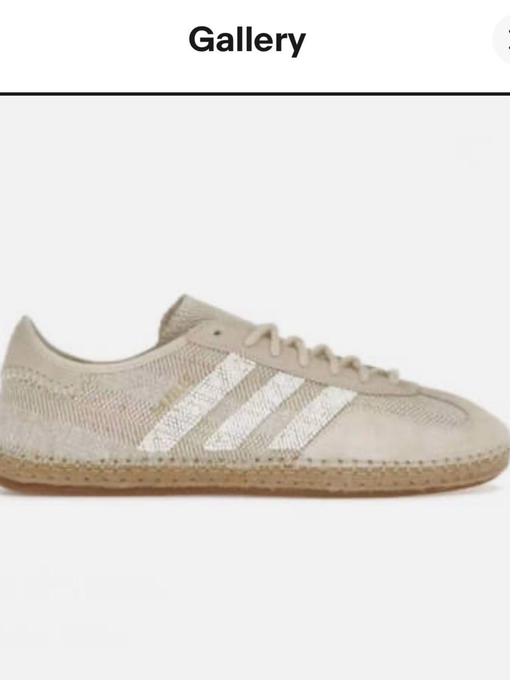 adidas Clot Halo ivory Gazelle *see sizing description - Picture 2 of 7